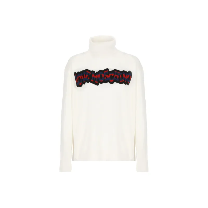 LOVE MOSCHINO FW22 Sweater Women's White-0