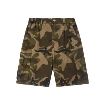 66/ROUTE 66 Casual Shorts Unisex Camouflage