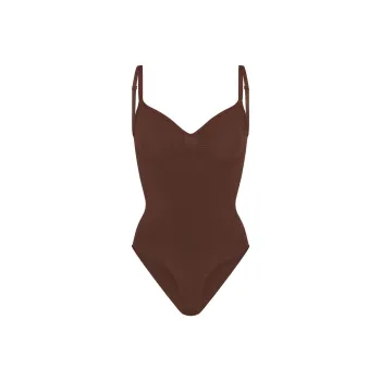 SKIMS SEAMLESS SCULPT BRIEF BODYSUIT Bodysuits Women's COCOA/Cocoa