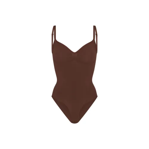 SKIMS SEAMLESS SCULPT BRIEF BODYSUIT Bodysuits Women's COCOA/Cocoa