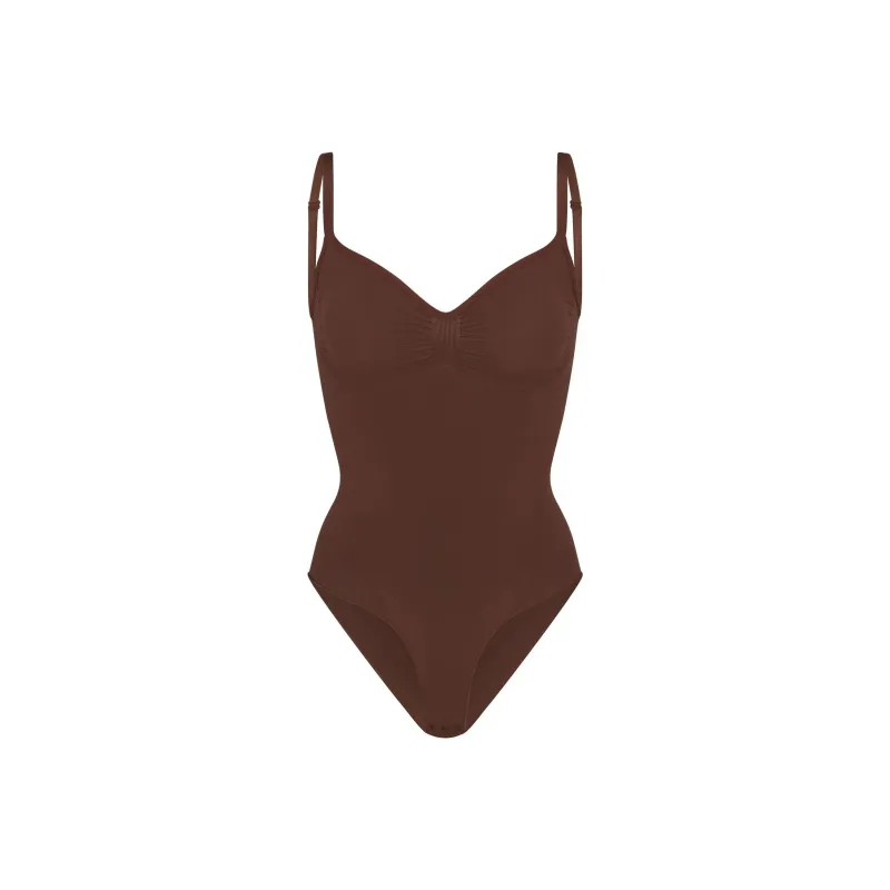 SKIMS SEAMLESS SCULPT BRIEF BODYSUIT Bodysuits Women's COCOA/Cocoa-0