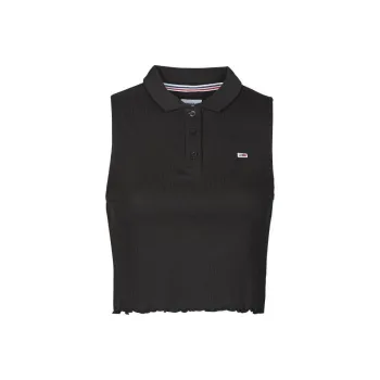 Tommy Hilfiger Polo Shirt Women's Black