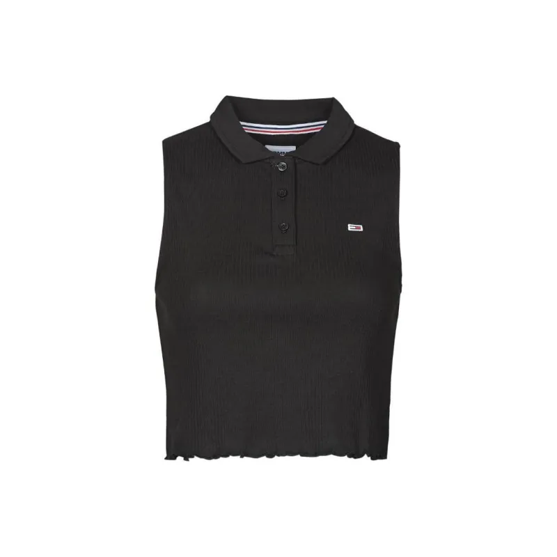 Tommy Hilfiger Polo Shirt Women's Black-0