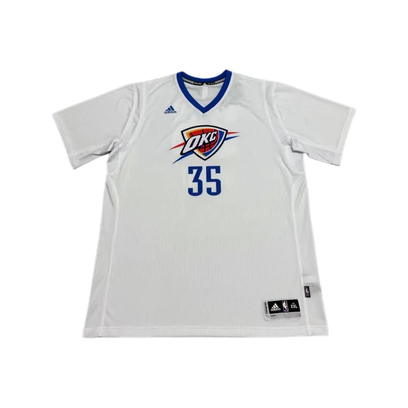 Adidas x NBA Oklahoma Thunder KD SW Basketball Jerseys Unisex White-0