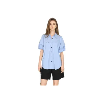 Bethine Shirt Women's Light Aqua Blue