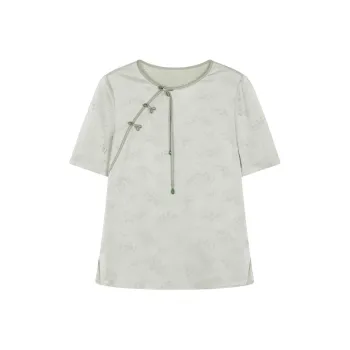IHIMI SS24 Shirt Women's Light Lotus Green