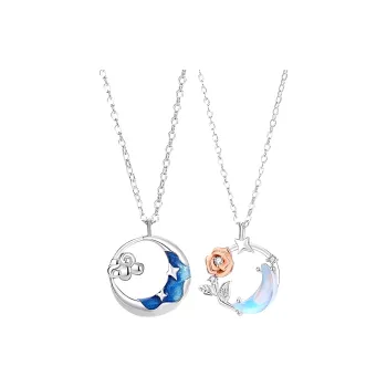 KEMLAIDA 925 Sterling Silver Necklaces Unisex