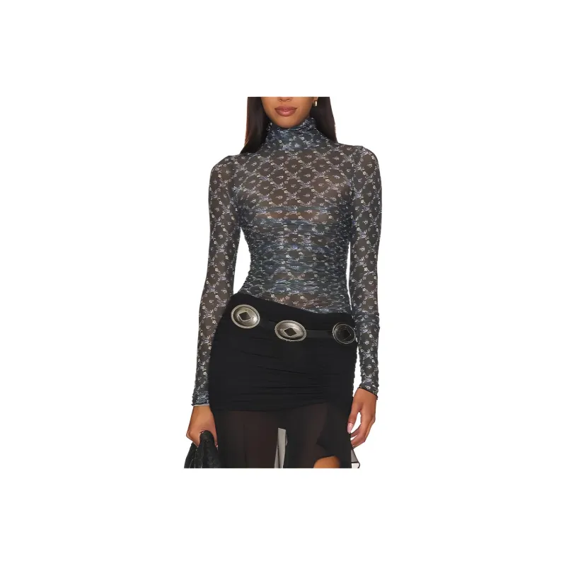 FREE PEOPLE Bodysuits Women's Black-0