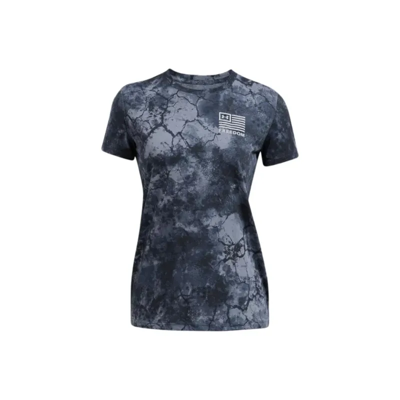 Under Armour Freedom Amp T-Shirt Women's Modern Gray-0