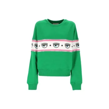 CHIARA FERRAGNI Sweatshirts Women's Green