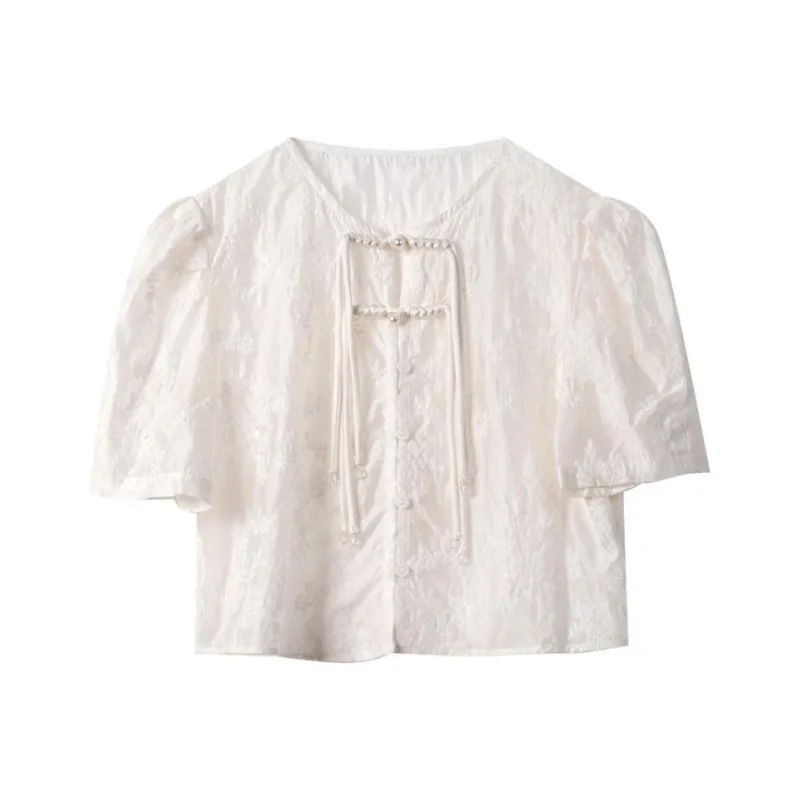 Juden Choi Shirts Women's White-0