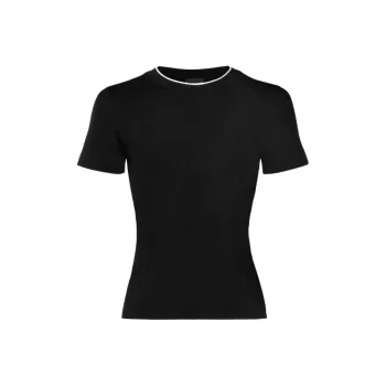 Jacquemus Knit Short Sleeve T Shirt 'Black'