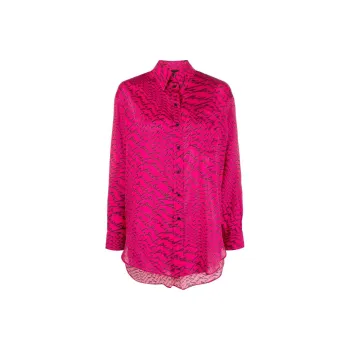 PINKO Logo print Long sleeve Shirt