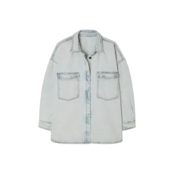 AMERICAN VINTAGE A.M FW24 CHEMISE FEMME JOYBIRD Shirt Women's Light Blue