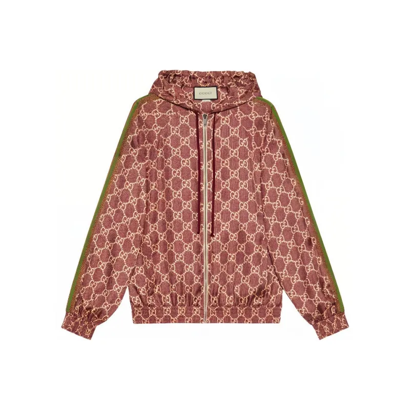 GUCCI Logo Silk Jacket 'Sweet Berries/Rose'-0