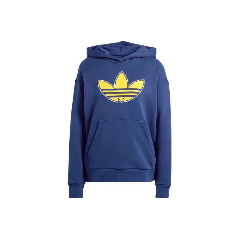 Adidas Originals Trefoil Sweatshirts Women's Dark Blue-0