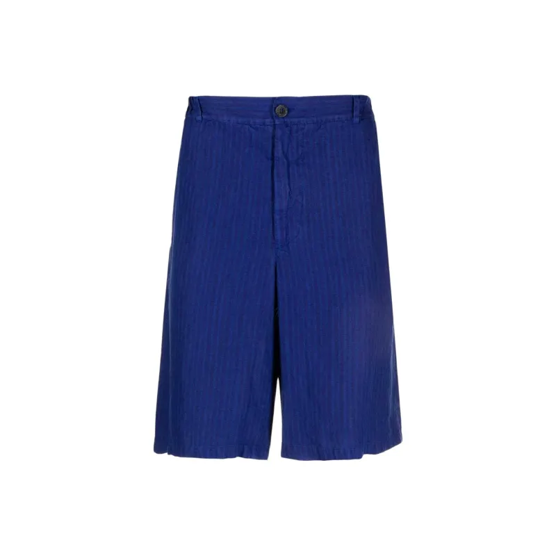 120% LINO Linen Bermuda Shorts-0