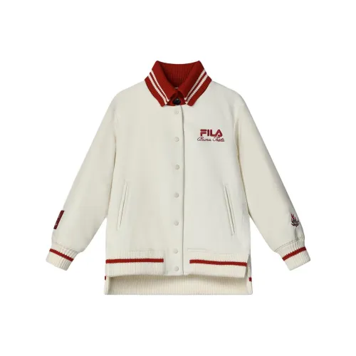 FILA Dragon Dragon Series Jacket Unisex Porcelain White