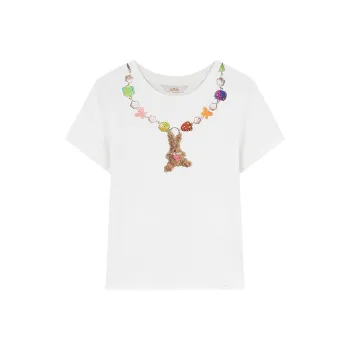 ELF SACK T-Shirts Women's Cute White