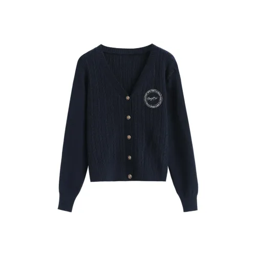 REAL EASY Knitwear Women's Navy Blue
