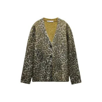 ZARA Knitwear Women's Leopard Print