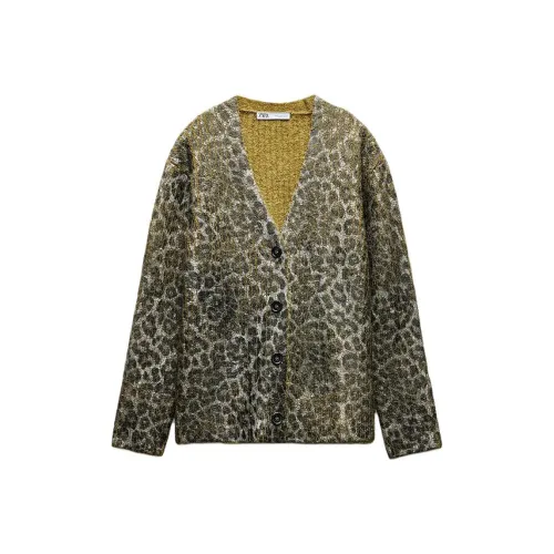 ZARA Knitwear Women's Leopard Print