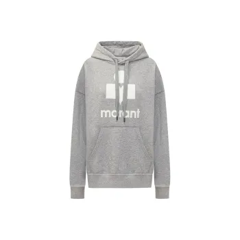 ISABEL MARANT ETOILE Logo Flocked Hoodie