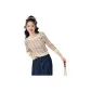 Beige with Red Stripes