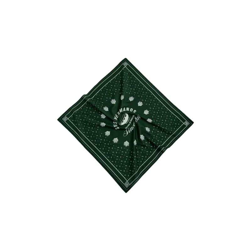 ZARA Cotton Headwraps Men's Green-1