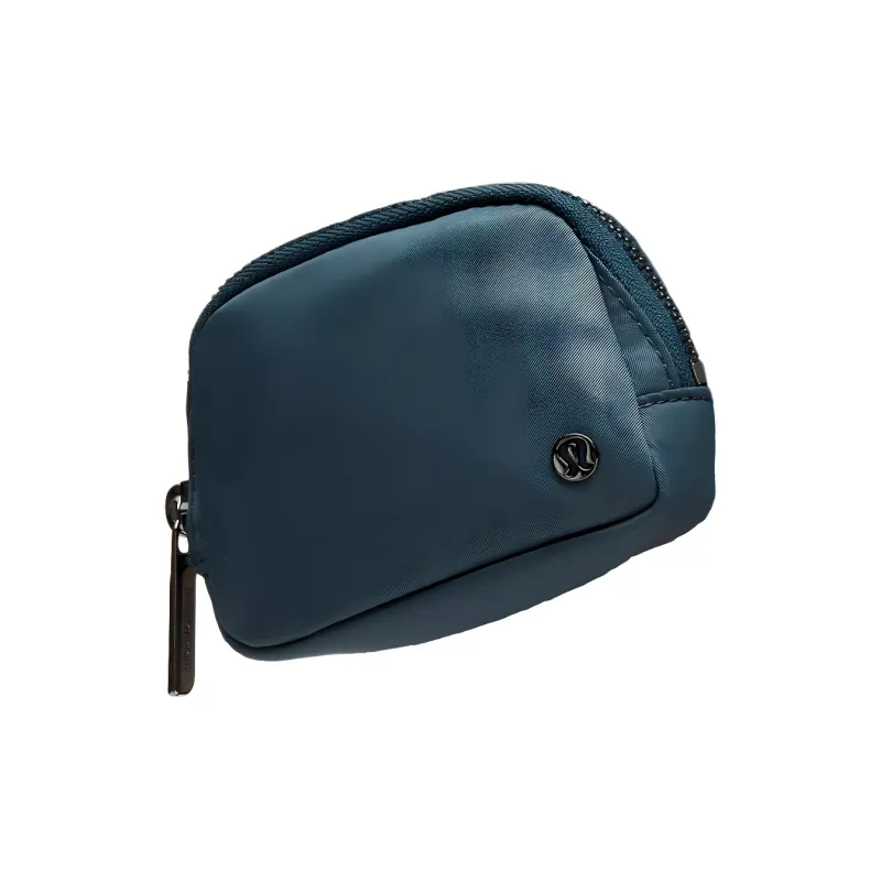 Lululemon Everywhere Nylon Coin Purse Regular Unisex Twisted Cyan/Black-1