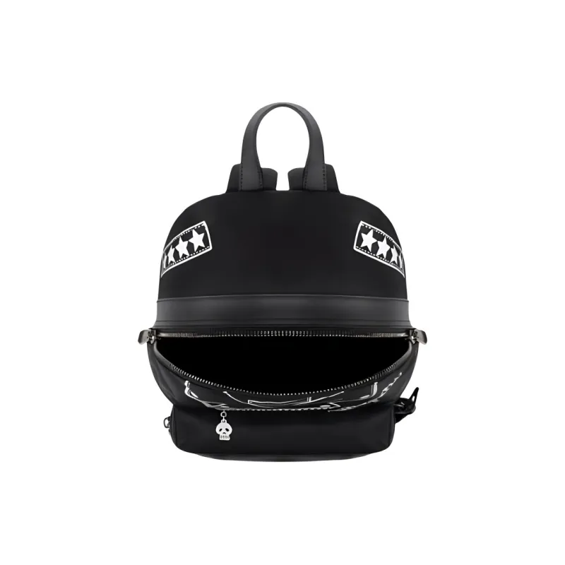 MOSCHINO Polyester Backpack Unisex Black-1