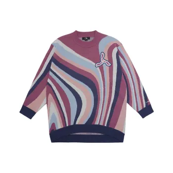 LI NING 1990 Classic Collection Knitwear Women's New Mist Rose Pink