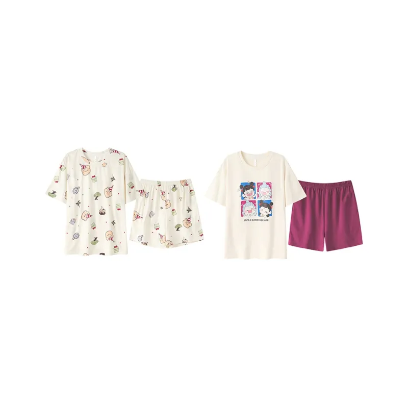 Cotton Gene Pajama Set Unisex Combo Set-70