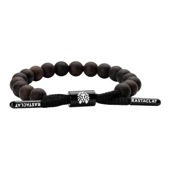 Rastaclat Ebony Small Lion Adjustable Chinese Style Wooden Bracelet Unisex