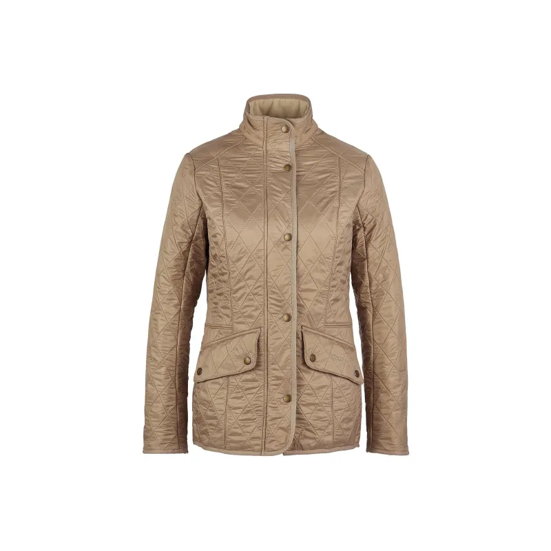BARBOUR Cavalry Polarquilt Jackets Coats Women's Light Yellow Umber-0