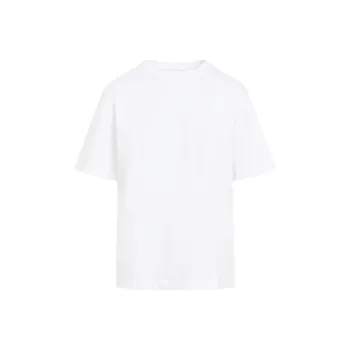 KHAITE The Mae Logo Patch Crewneck T Shirt