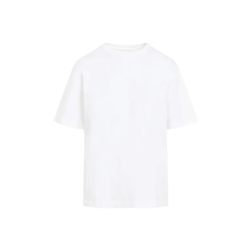 KHAITE The Mae Logo Patch Crewneck T Shirt-0
