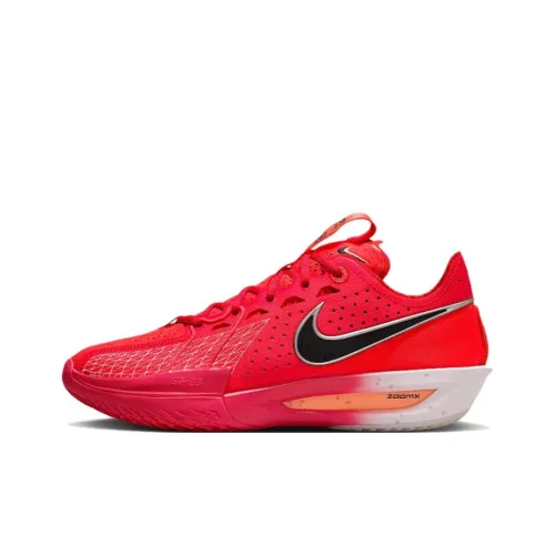 Nike G.T. Cut 3 Anti Slip Wear Resistant Low Top Basketball Shoes Men's Red