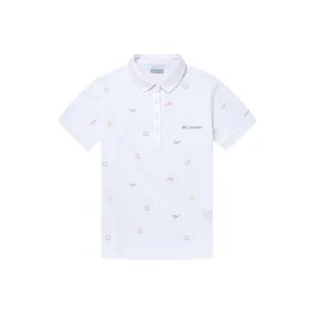 Columbia Polo Shirts Women's Gray White