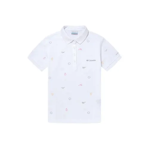 Columbia Polo Shirts Women's Gray White