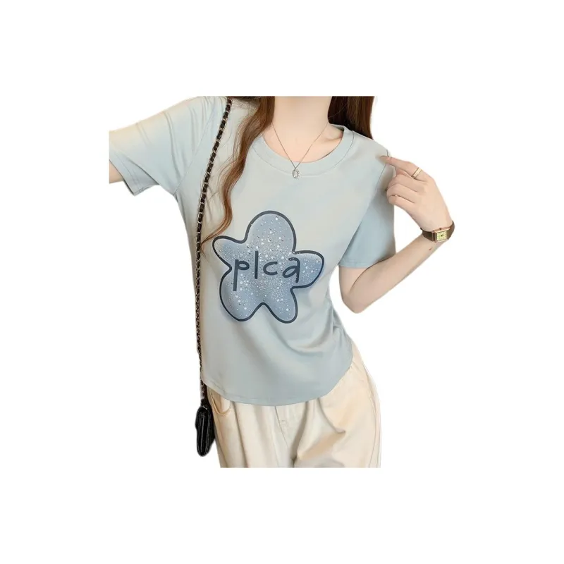 Mu Xiao Xin Set in Sleeve T Shirt Women's-3