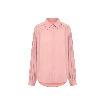 BBLLUUEE Shirt Women's Lady Dior Pink
