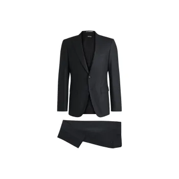 HUGO BOSS Business Suits Men's Black