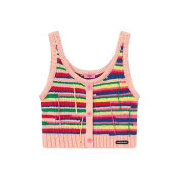 CHUU Knitwear Women's Rainbow Stripes