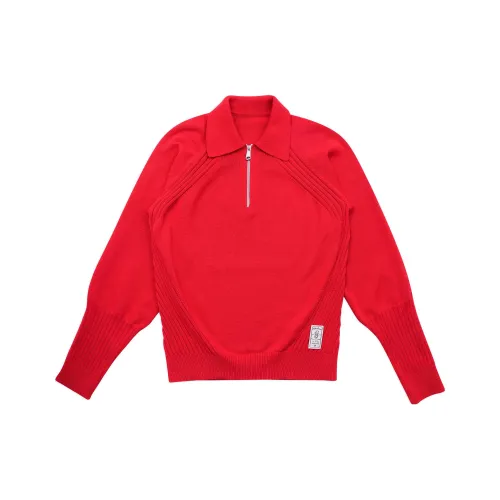 ADER ERROR ADER ERROR Through Editism Series Knitwear Women's Orange Red