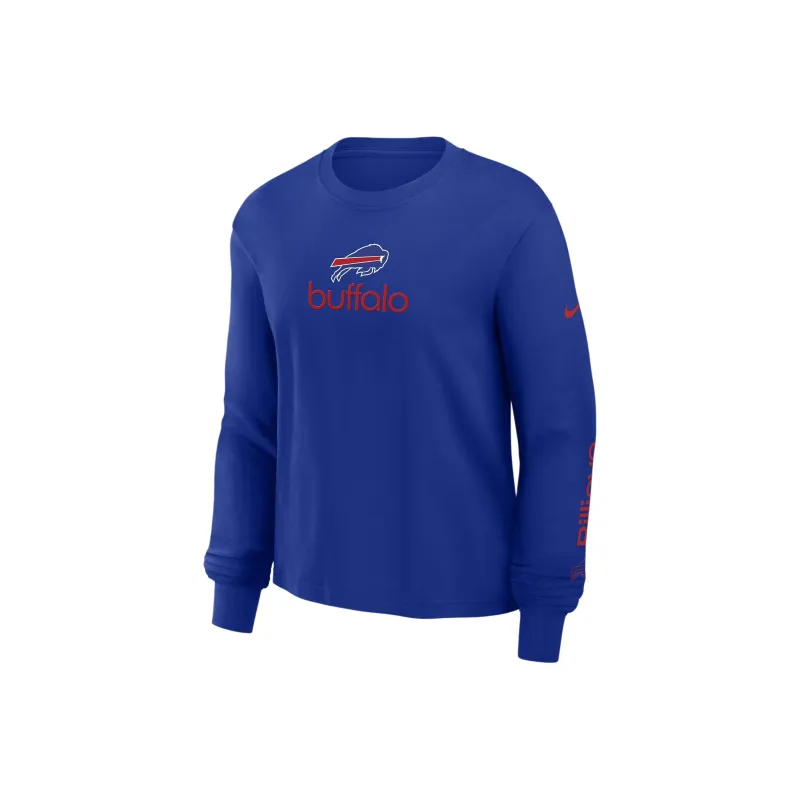 Nike Buffalo Bills Boxy Women's Nike Nfl Long Sleeve T Shirt-0