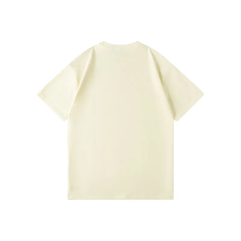 361° T Shirt Unisex Sandy Brown White-1