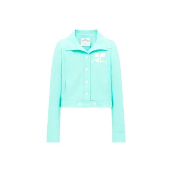 COURREGES Reedition Vinyl Jacket 'Turquoise'