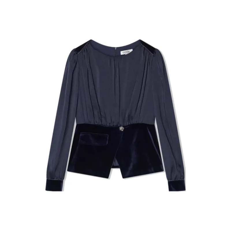 COVERINS Shirt Women's Navy Blue-0