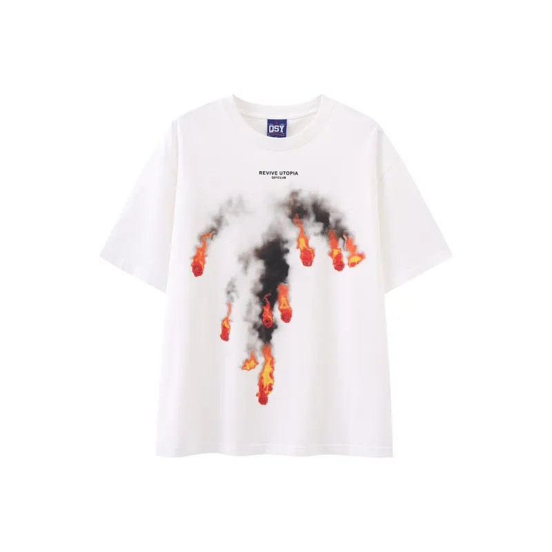 QISENYAR T-Shirts Unisex-0